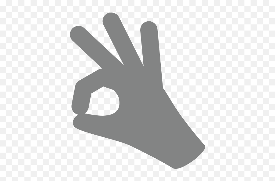 Ok Hand Sign - Sign Language Emoji,Ok Hand Emoji
