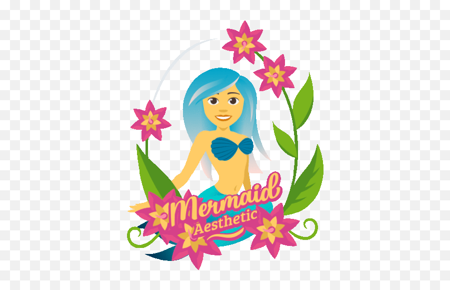 Mermaid Aesthetic Mermaid Life Gif - Mermaidaesthetic Mermaidlife Joypixels Discover U0026 Share Gifs Happy Emoji,Sassy Black Woman Emoji
