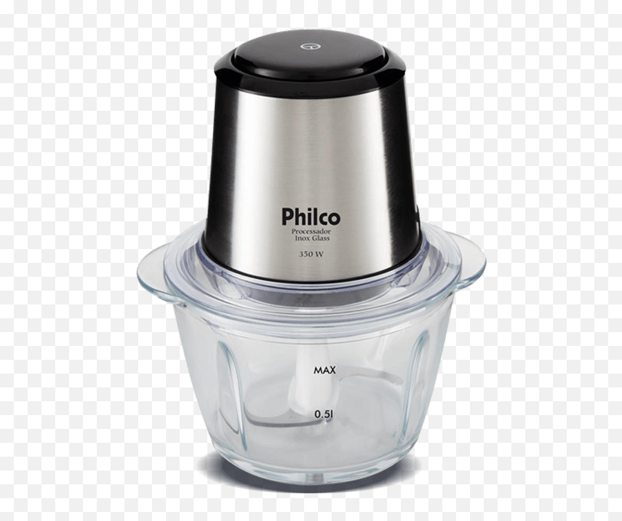 Processador De Alimentos Philco Inox Glass Pps01i Com 350w U2013 Pretoinox - Mini Processador De Alimentos Eletrico Emoji,Emotion Lv Mixing Tablet