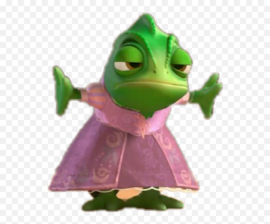 Rapunzel Tangled Pascal Disney Sticker - Pascal Tangled Dress Emoji,Pascal Emoji