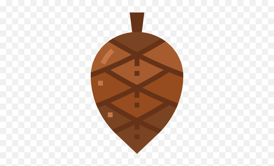 Autumn Cone Nut Pine Tree Free Icon Of Christmas - Cono De Pino Otoño Png Emoji,Brown Emoticon That Looks Like A Nut