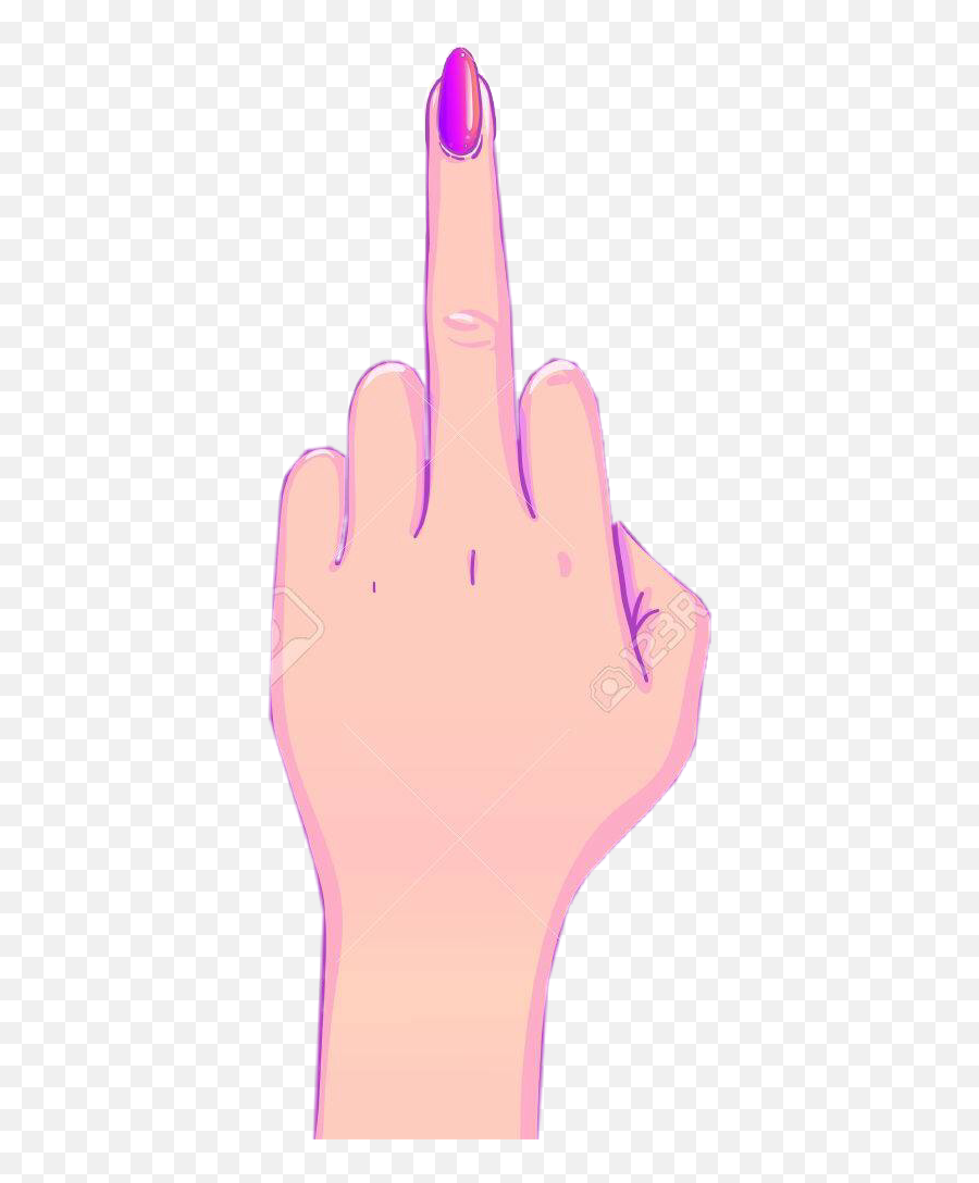Flipoff Badfinger Idk Sticker By Cameronhoodie - Sign Language Emoji,Flip Off Emoji