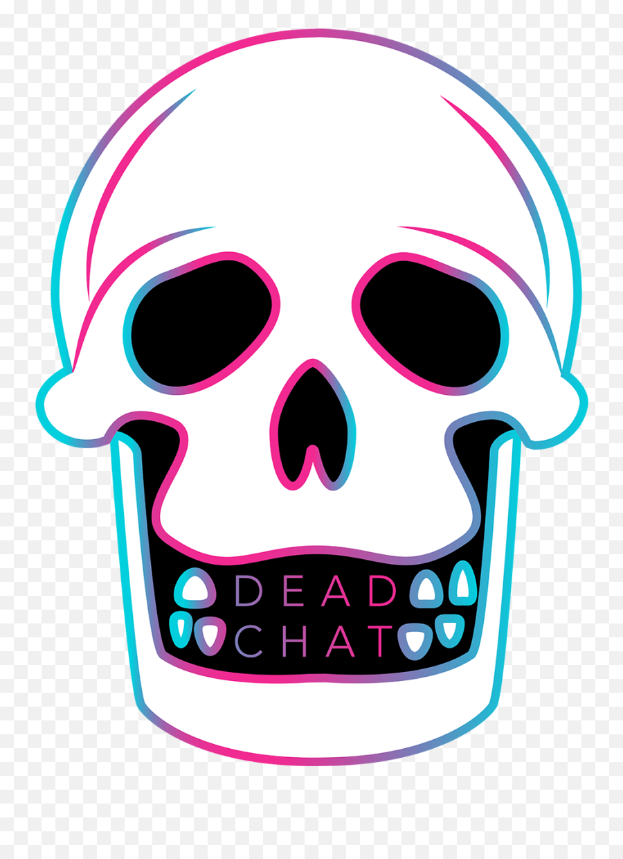 White Skull 4 Dead Chat Clipart - Camp Nokomis Emoji,Dead Skull Emoji