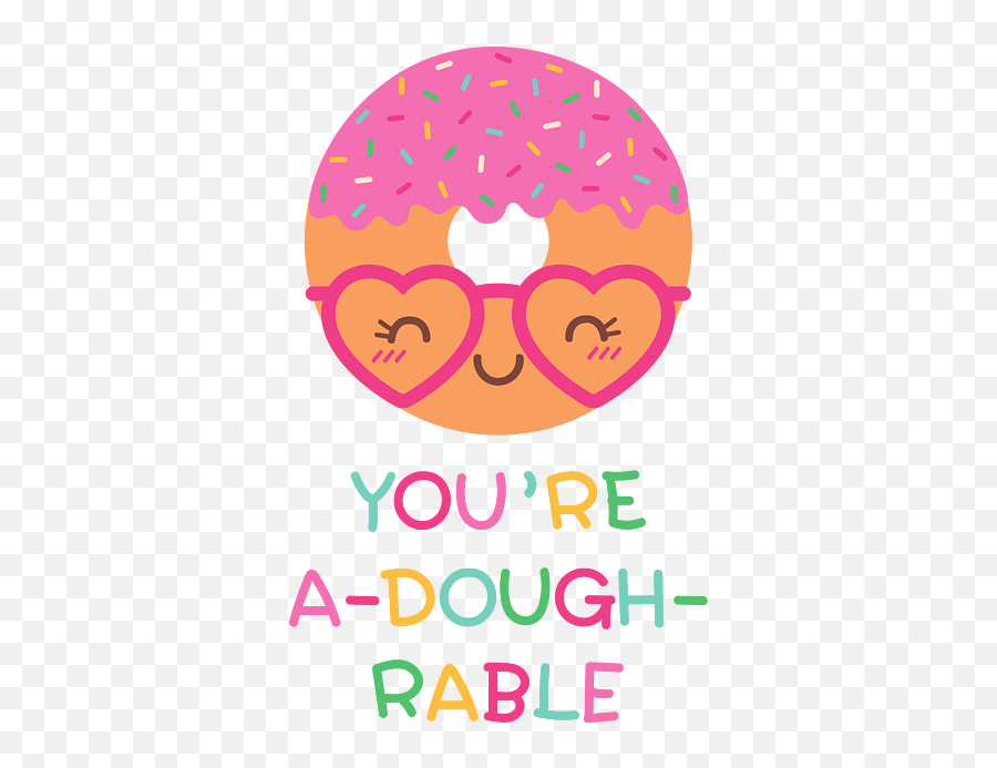Youre Adoughable Funny Donut Food Pun Weekender Tote Bag - Dot Emoji,Funny Emoji Puns