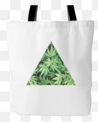 Dank Master Triangle Weed Tote Bag - Tote Bag Emoji,Is There A Weed Leaf Emoticon