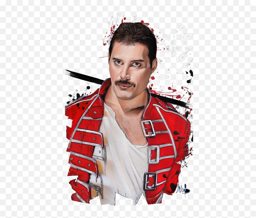 Freddie Mercury Greeting Card For Sale - Transparent Png Freddie Mercury Png Emoji,Freddie Mercury Emoticon Facebook