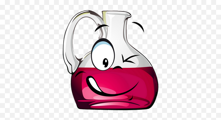 Bu Smiley Émoticône Clipart Cartoon Carafe De Vin Rouge - Jug Emoji,Platypus Emoji