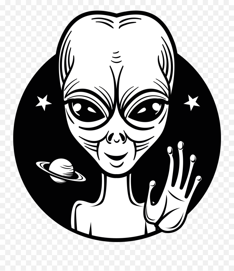 Autocolante Para Carros Alienígena Preto E Branco Fofo - Omg I Am 11 Unicorn Emoji,Emojis Preto E Branco