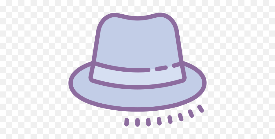 Detective Hat Icon In Cute Color Style - Costume Hat Emoji,Detective Emoji Samsung