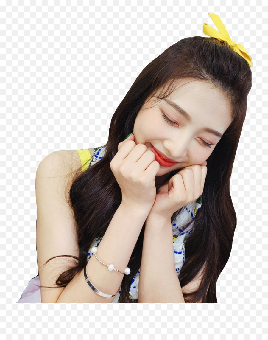 Joy Joyful Joyredvelvet Sticker By Leosakura5804 - Happy Emoji,Emoji Girl Bracelet