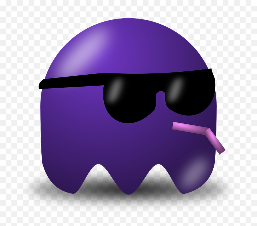 Pacman Pac - Man Game Computer Free Vector Graphic On Pixabay Purple Pacman Ghost Emoji,Pac Man Maze Text Emojis