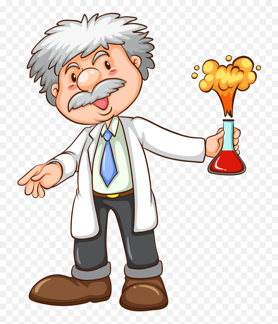 Profissões E Ofícios - Scientist Border Clipart Full Size Cartoon Science Experiment Clipart Emoji,Scientist Emoji