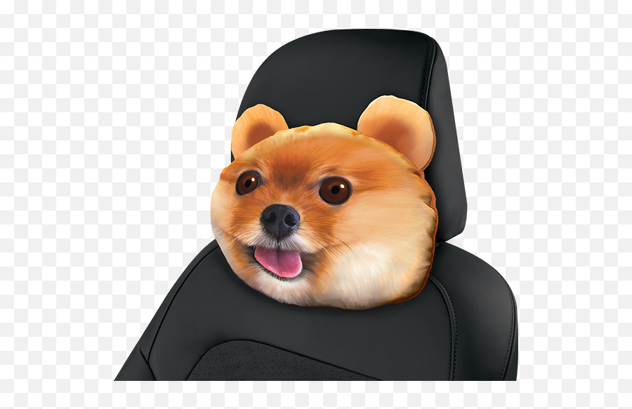 Headrest Pillows - Car Seat Emoji,Puppy Eyes Emoji