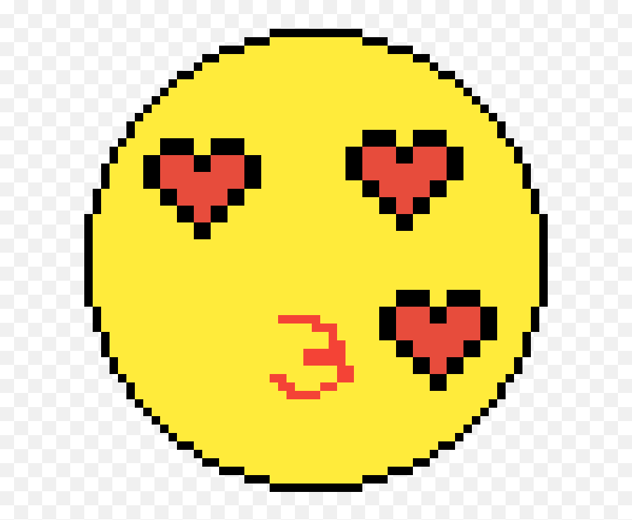 Kissing Emoji - Emoji Spreadsheet Pixel Art,Kissing Emoji