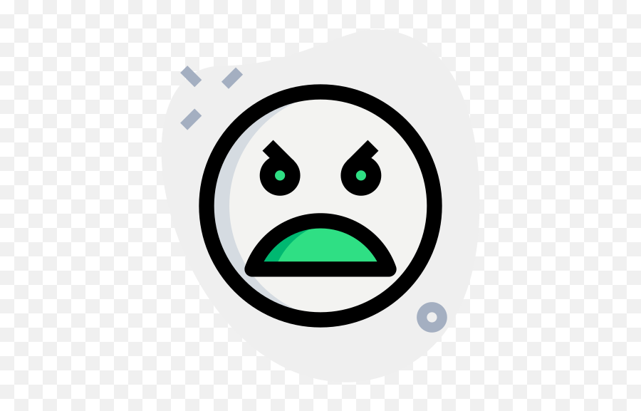 Angry Face - Free Smileys Icons Emoji,Angry Emoji Pixel