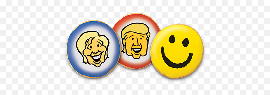 Busken In The News - Happy Emoji,Donald Trump Emoticon