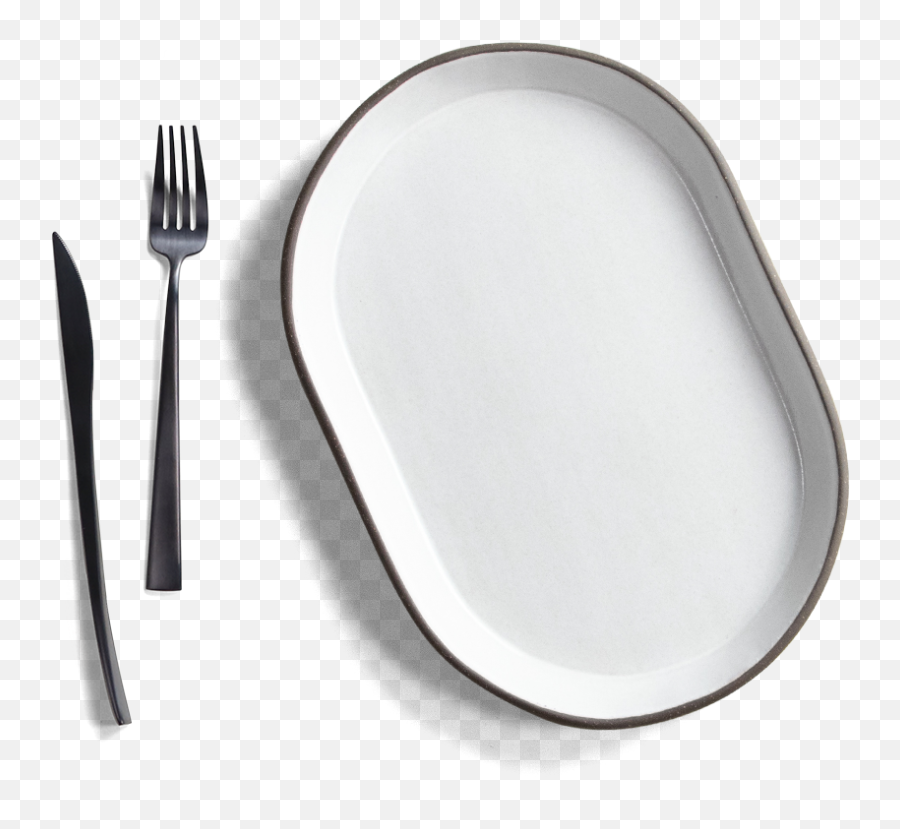 Medium Oval Platters Emoji,Fork Knife Plate Emoji