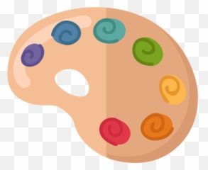 Paint Palette Clipart Free Download Transparent Png Creazilla Emoji,Paint Easel Emoji