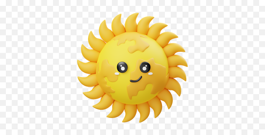 Smiling Sun 3d Illustrations Designs Images Vectors Hd Emoji,Sun Emoticon