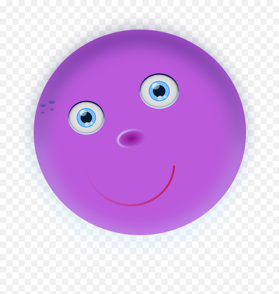 Smiley Face Chat Purple Round Png Picpng - Red Circle Emoji,Happy Face Emoticon