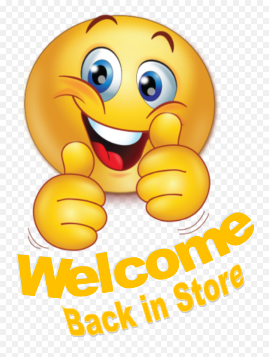 Welcome Back - Happy Emoji,Welcome Emoticon