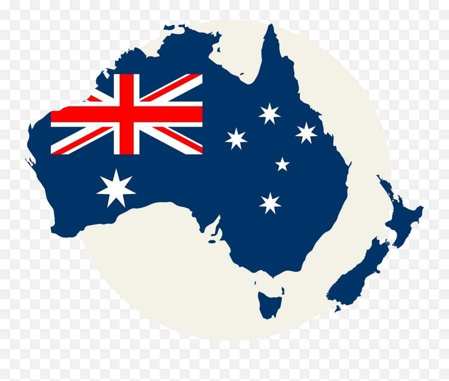 Flag Of Australia Map - Australia Png Download 21342134 Australia Day Closed Sign Emoji,Aussie Flag Emoji