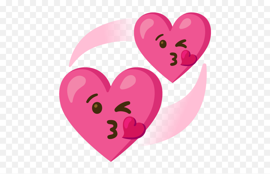 Revolving Hearts Emoji - Girly,Revolving Heart Emoji