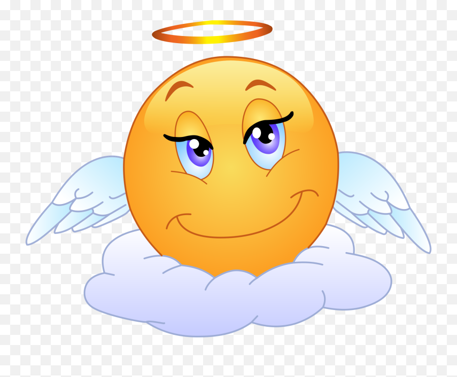 Emoticonemotionart Png Clipart - Royalty Free Svg Png Angel Emoticon Emoji,Computer Emoji