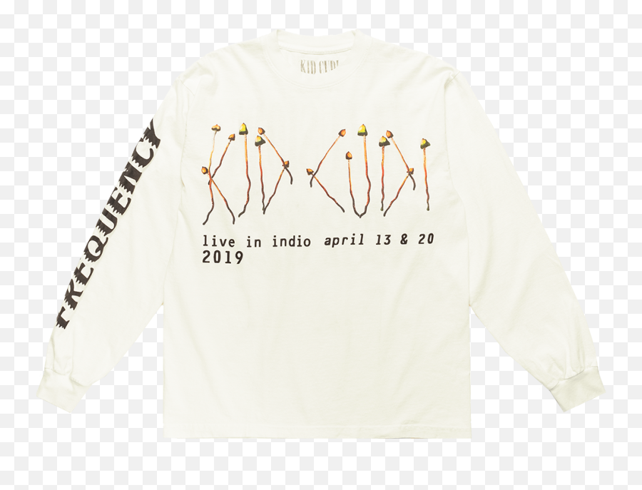 Illusions Ls T - Shirt U2013 Kid Cudi Official Store Yeezus Kid Cudi Frequency Merch Emoji,Sweatshirt Lyrics With Emojis