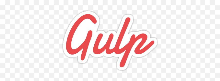 Gulpjs Stickers And T - Shirts U2014 Devstickers Horizontal Emoji,Gulp Emoji