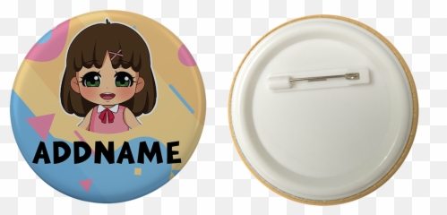 Button Badge With Back Pin - Famsymall Happy Emoji,Chinese Girl Emoji