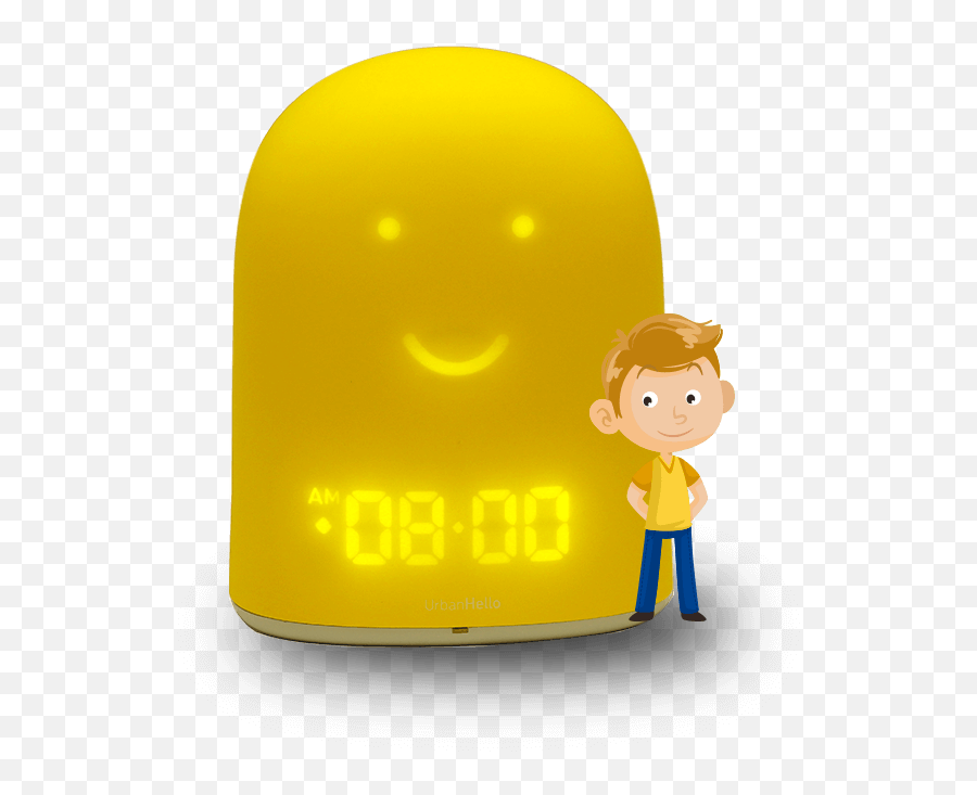 Designer Child Clock And Baby Monitor For A Better Sleep - Reveil Enfant 4 Ans Emoji,Wake Up Emoticon