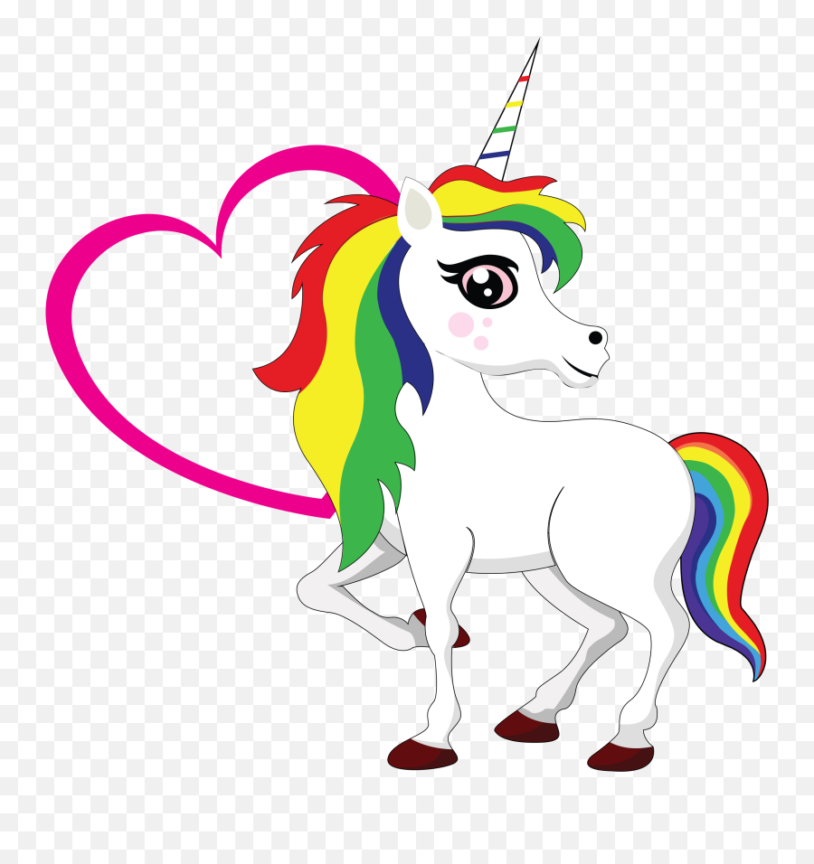 Clipart Unicorn Boho Clipart Unicorn - Unicorn Emoji,Unicorn Emoji Outline