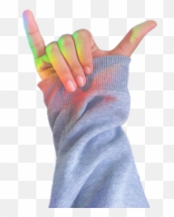 Sticker By Sike - Woven Fabric Emoji,Rock Finger Emoji