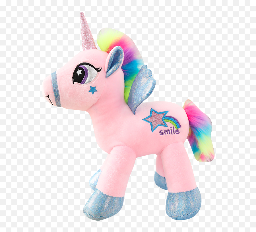 Sequin Sparkel Unicorn Large Plush Toy - Standing Unicorn Soft Toys Emoji,Moon Emoji Plush