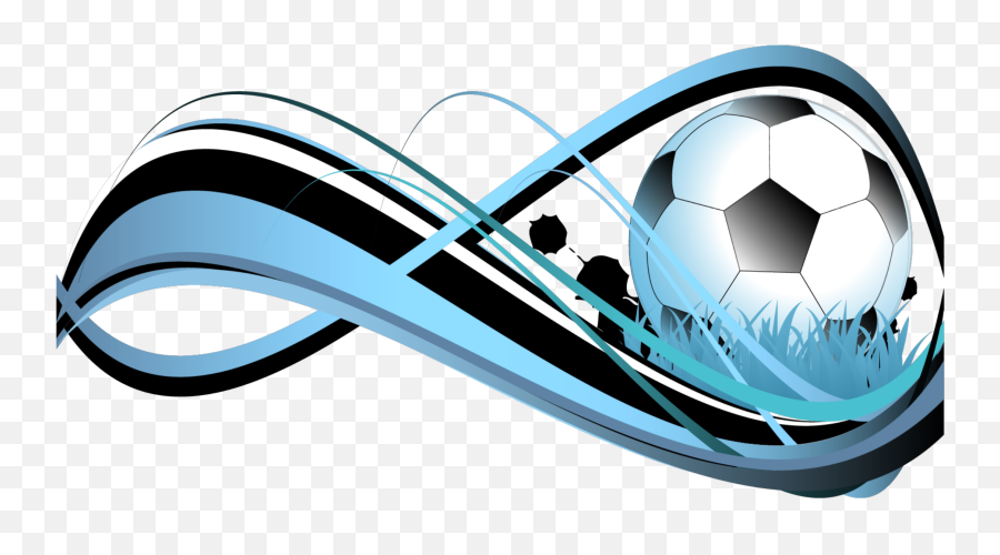 Mq Blue Fotball Fotballs Grass Swirls - For Soccer Emoji,Fotball Emoji