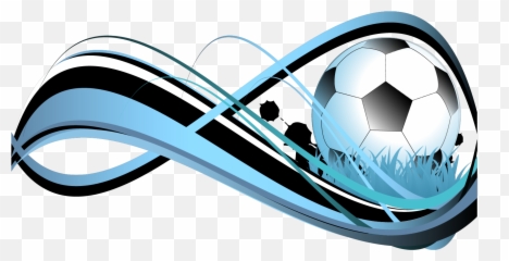 Mq Blue Fotball Fotballs Grass Swirls - For Soccer Emoji,Fotball Emoji