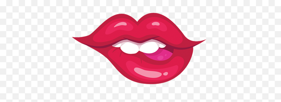 Lips Stickers - Wastickerapps Apps On Google Play Lipstick Sticker Whatsapp Emoji,Biting Lip Emoji