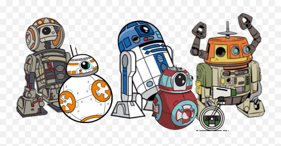 Picsart Starwars Disney Sticker - Chopper D 0 Bb8 R2d2 Emoji,Do Droids Have Emoji