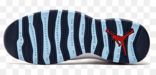 Air Jordan 10 - Nike Air Jordan X Emoji,Unc Tar Heel Emoji