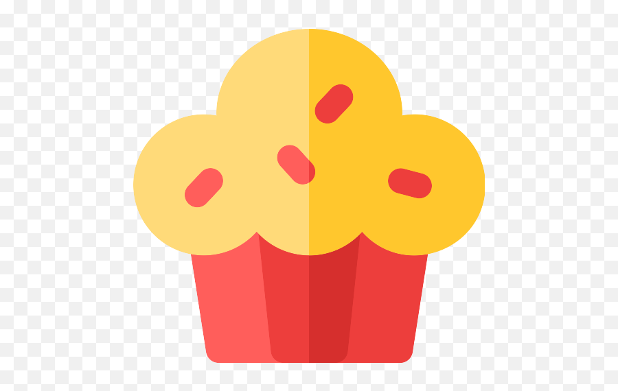 Cupcake Vector Svg Icon 4 - Png Repo Free Png Icons Muffin Cartoon Png Transparent Emoji,Cupcake Emoticon Iphone