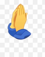 Folded Hands Praying Pray Prayer - Praying Hands Clip Art Emoji,Praying ...