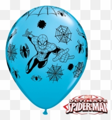 10 X 11 Marvelu0027s Spider - Man Assorted Qualatex Latex Ultimate Spider Man Emoji,Cowboy Emoji Man