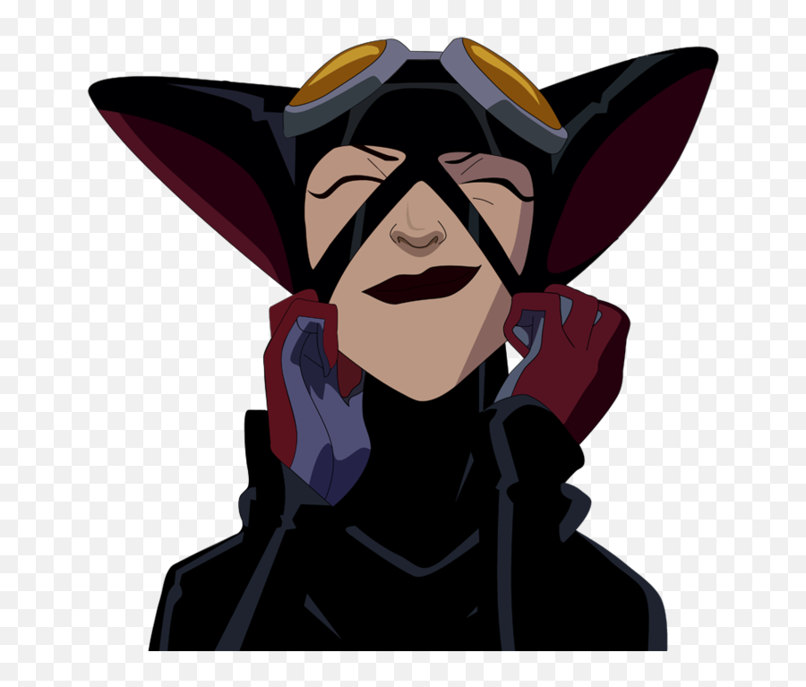 Catwoman - Cartoon The Batman Catwoman Emoji,Justice League Fanfiction Robin Emotion