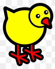 Chicken Clip Art Clipart Chicken Clip Art Chicken Icon - Cartoon Chicken On Transparent Background Emoji,Chicken Emoji Png