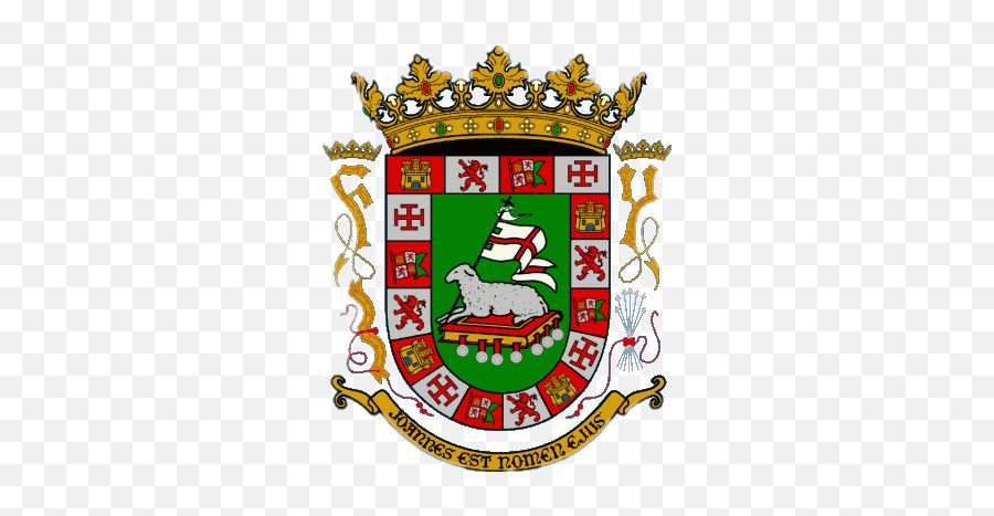 Escudo De Puerto Rico Sticker By Monsy G - Puerto Rico Coat Of Arms Emoji,Puerto Rico Emoji