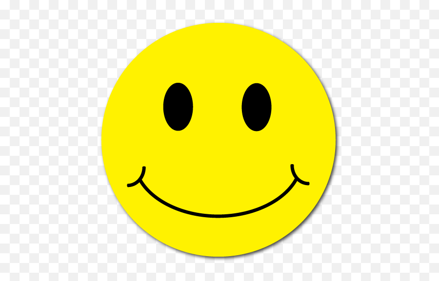 1 Yellow Smiley Face Circle Stickers - Printable Smiley Face Pdf Emoji,Smiley Emoticon