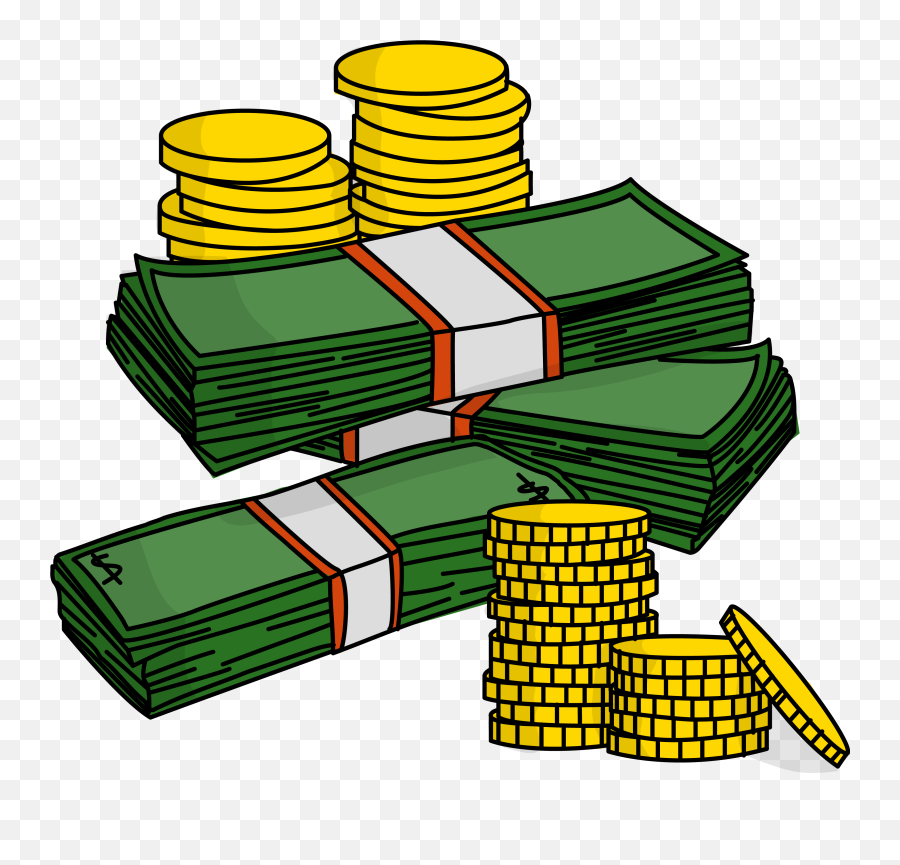 Money Clip Art Free Clipart Images 2 Clipartandscrap - Clipartix Stack Of Money Clipart Emoji,Cash Emoji