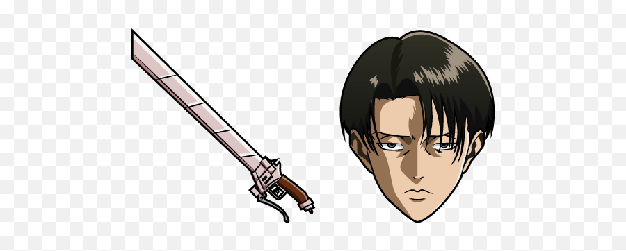 Custom Cursor - Custom Cursor Images Anime Emoji,Levi Emoticon Snk