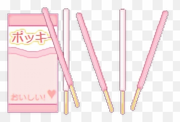 Tumblr Kawaii Japanese Japan Pastel - Pocky Pixel Emoji,Japanese Emoji Tumblr